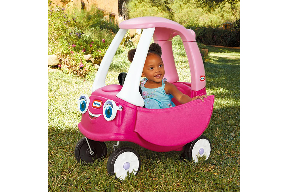 little tikes 時尚跑車-粉紅-萌眼版