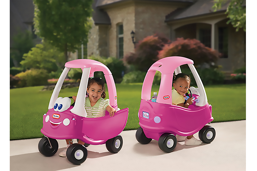little tikes 時尚跑車-桃紅