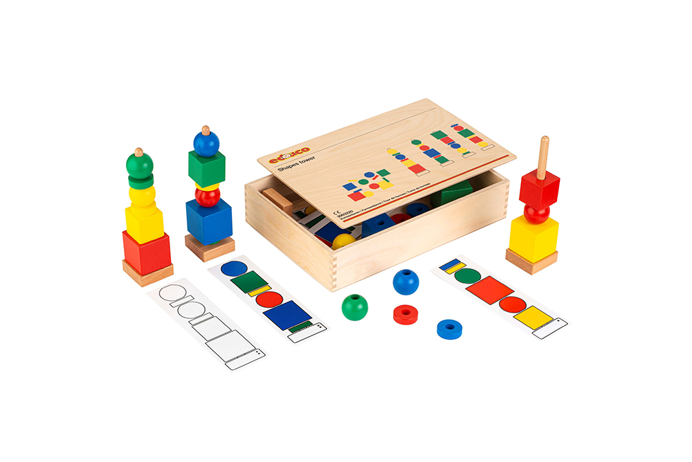 Educo 形狀疊塔遊戲