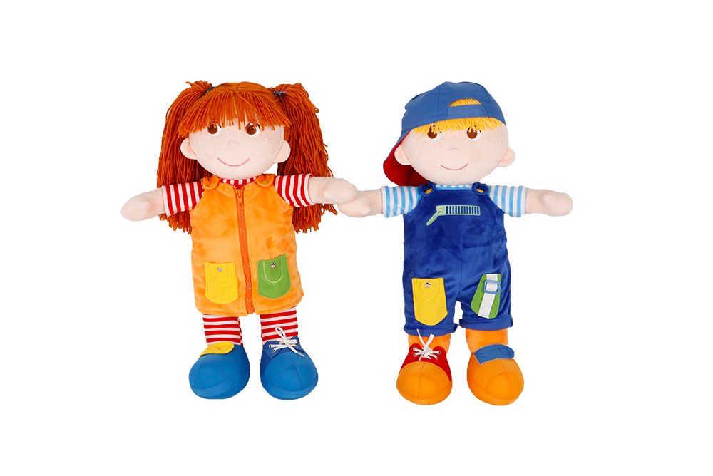 VIVAIO 男女娃娃套裝2PCS