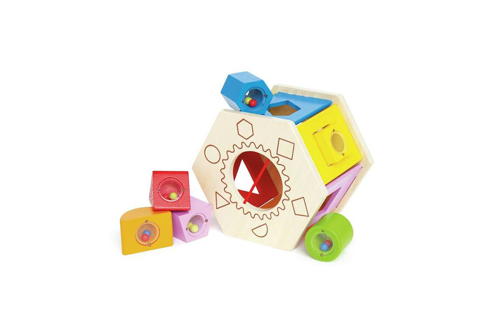 Hape 六角分類積木盒