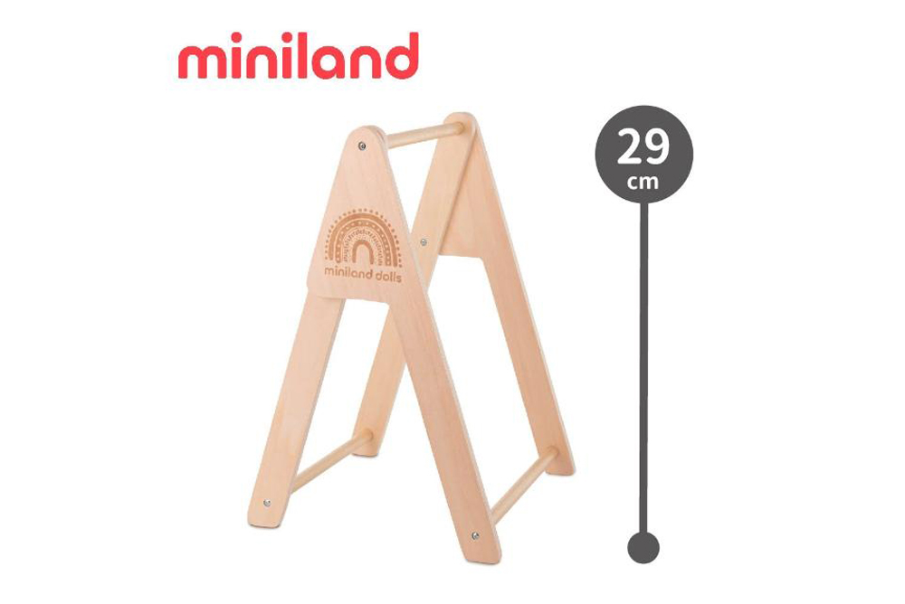 miniland小米藍ECO木製衣架