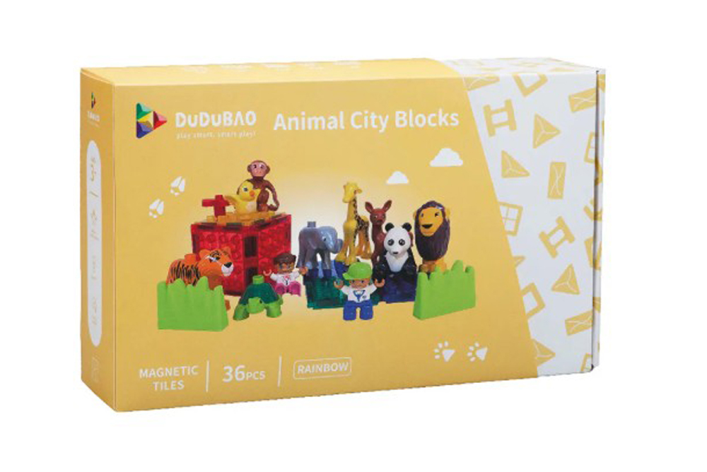 DUDUBAO磁力片－動物城市36PCS