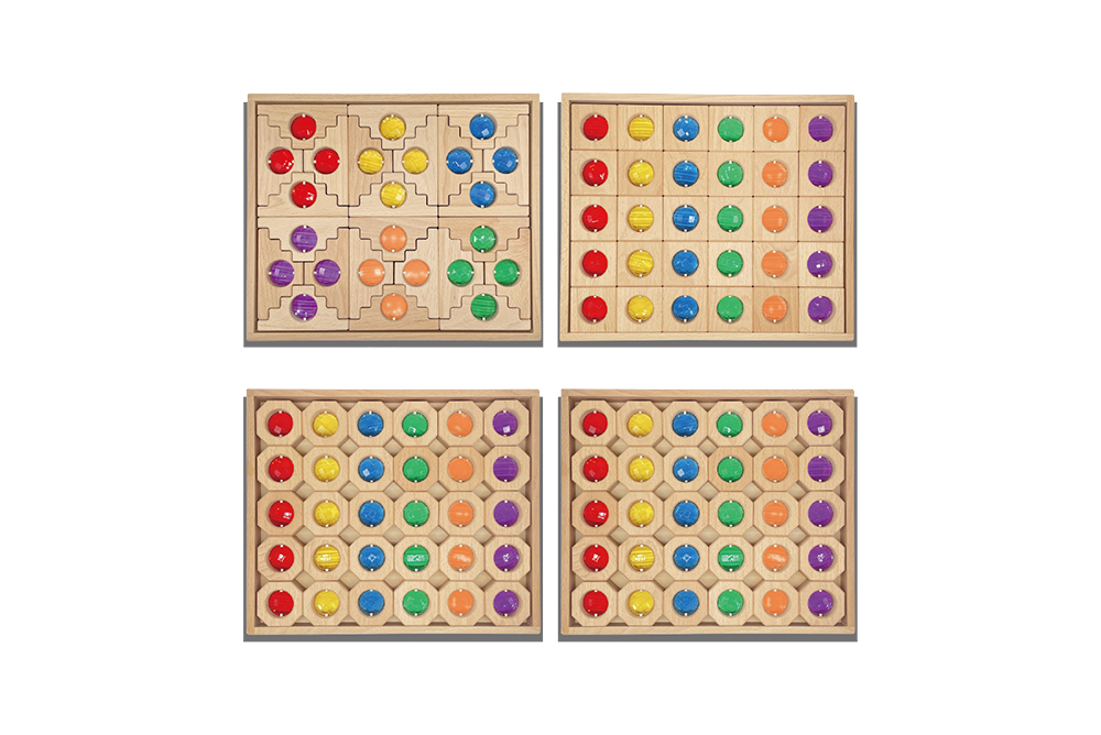 透光寶石積木(114pcs+4個欅木盒)