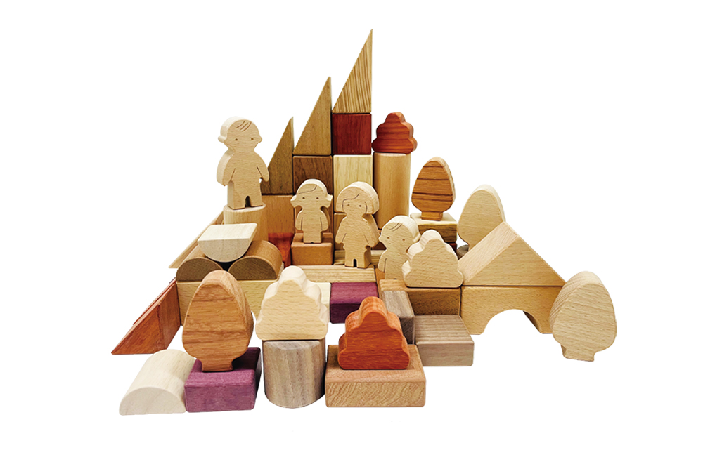 小樹一家單位積木組(56pcs/盒)
