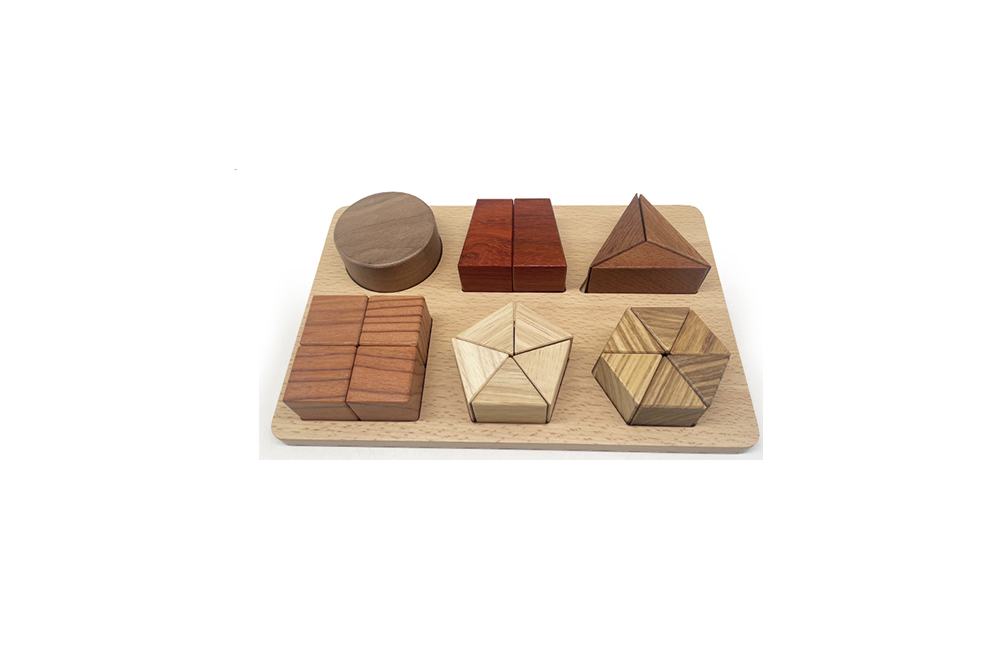 六色原木立體等分板(21pcs/+1塊欅木底板)