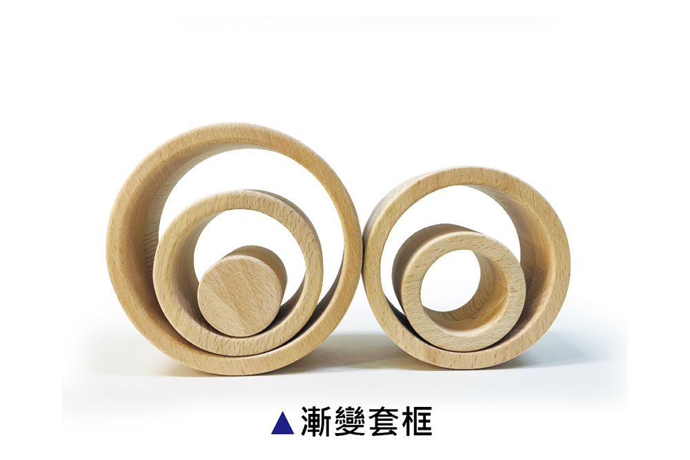 原木年輪組(5pcs/盒+木盒)