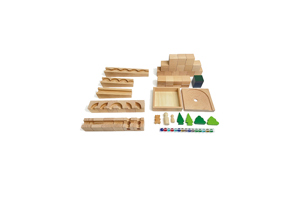 森林小熊滾珠軌道組-小組82pcs