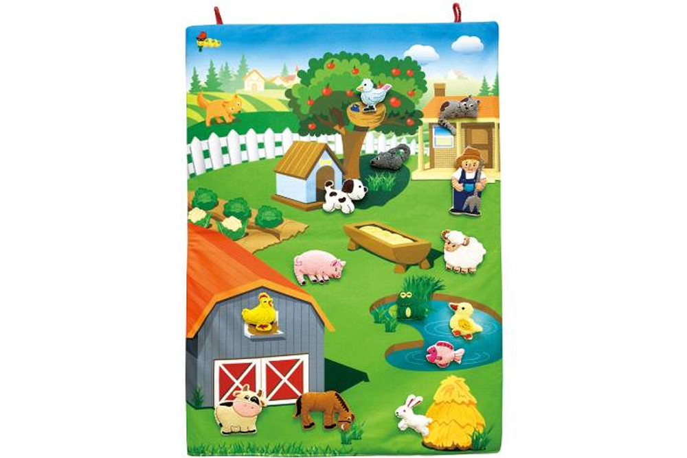 農場動物布掛圖