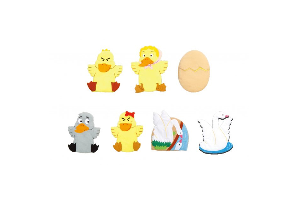 醜小鴨手套玩偶 (7pcs/組)