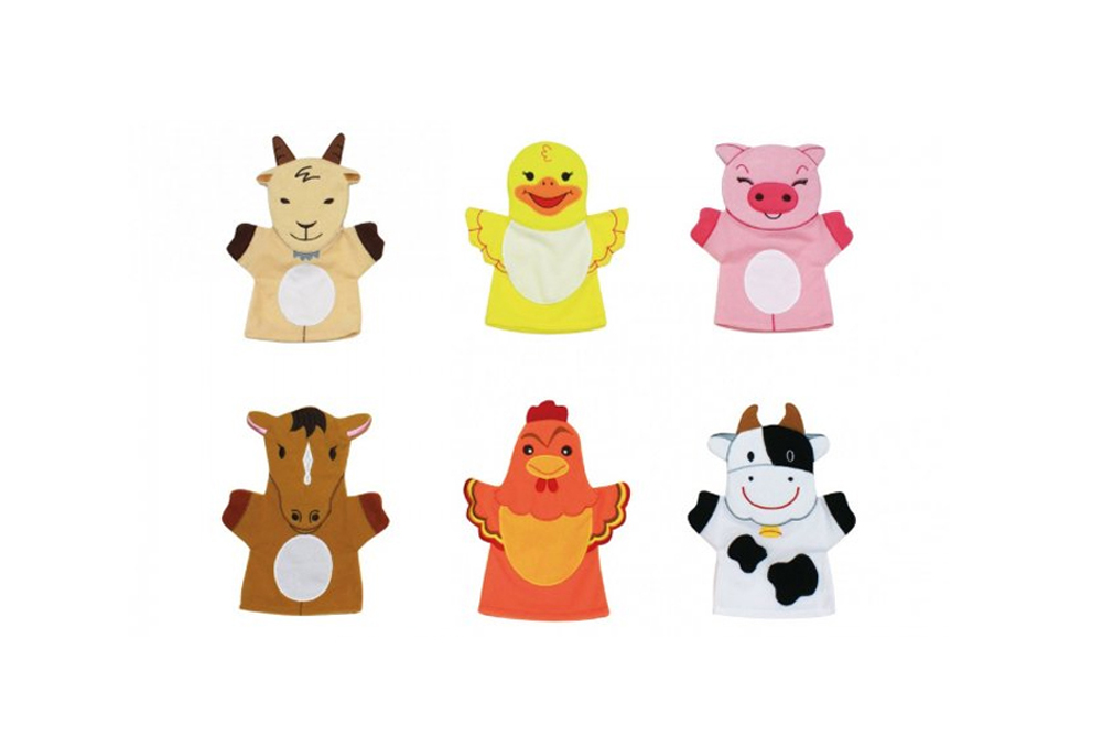 農場動物手套玩偶 (6pcs/組)