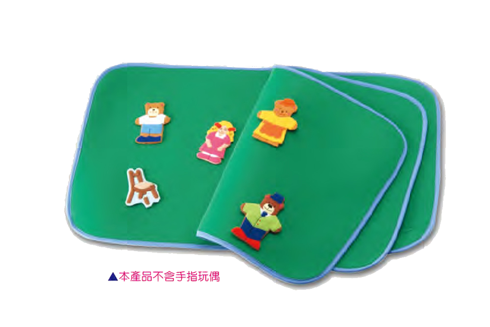 說故事絨布書(綠色) (1pc)(不含手指玩偶)