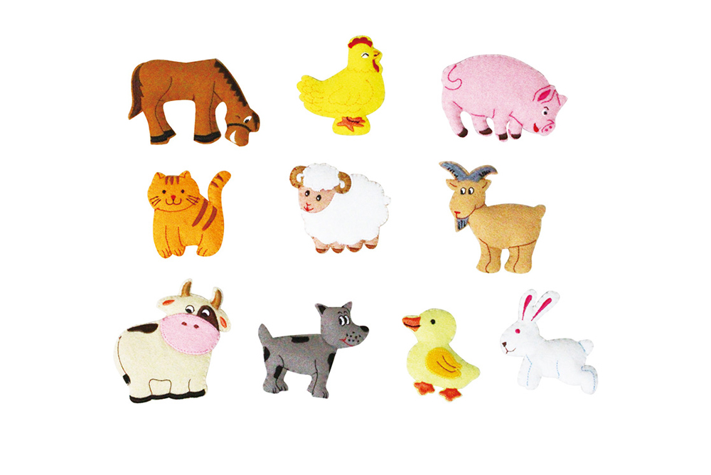 農場動物情境組件(大組)(小組) +農場動物雙面剪影圖卡